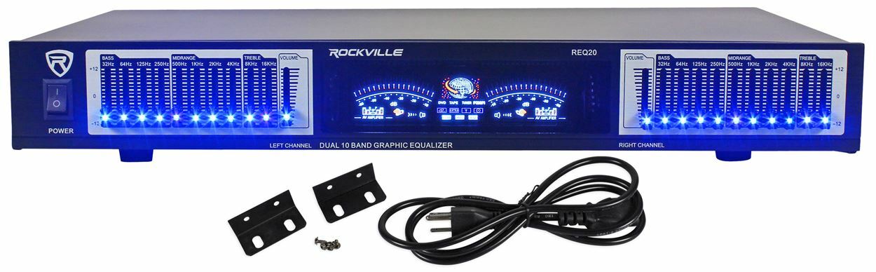 Rockville RPA60BT Home Theater Bluetooth Receiver + 10 Band Graphic Equalizer