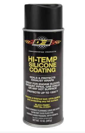 DEI Hi-Temp Silicone Coating Spray - 12 oz. Can Black Finish part 10301
