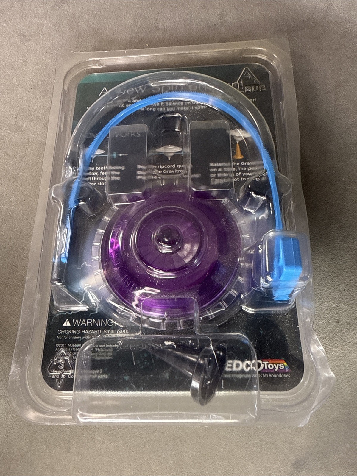Toymaker 3000 Museum of Science and Industry Purple Gravitron Toy TEDCO Toys New