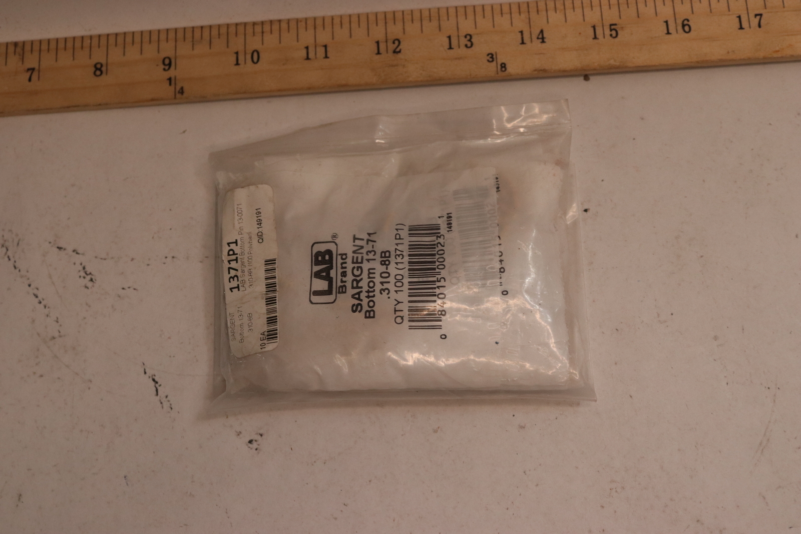 (1000-Pk) LAB Brand Sargent Bottom Pins .310-8B