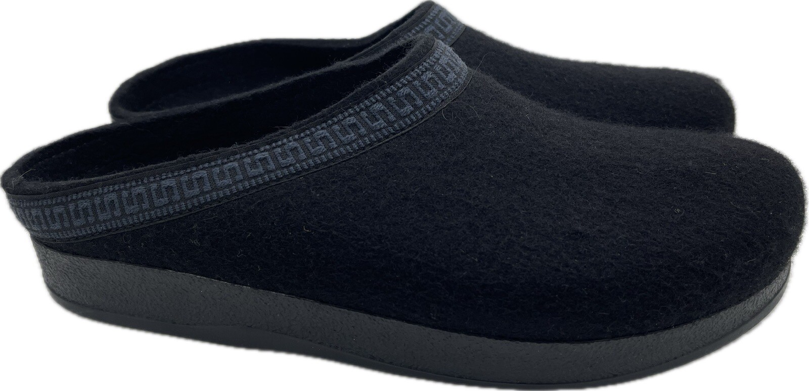 Stegmann Mens Wool Clogs Poly Sole Black Size 12