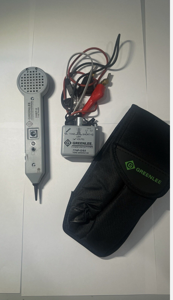 Greenlee 200EP-G Turn Probe With Tone Generator 77HP-G  And Case