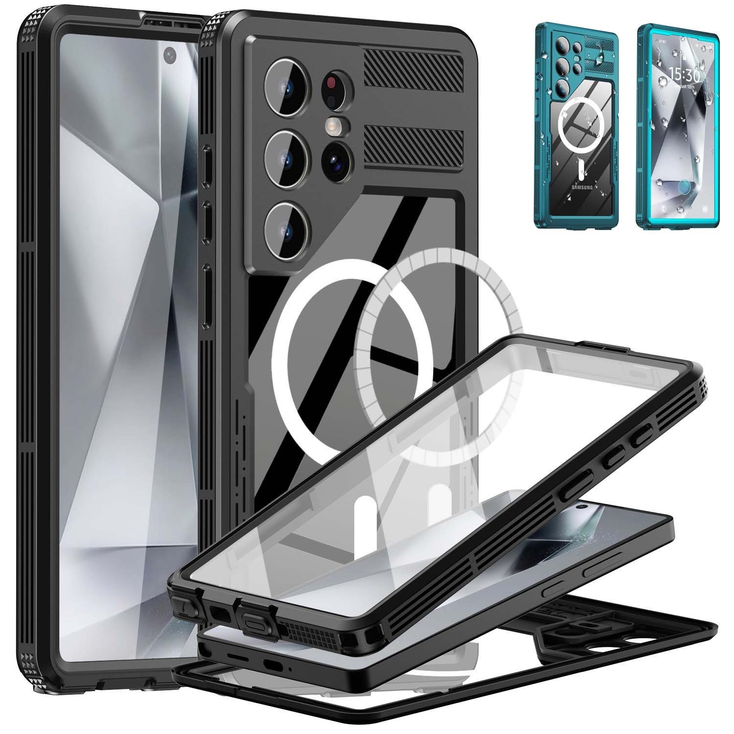For Galaxy S24 Ultra S24/ Plus Case Waterproof Shockproof Screen Protector Cover