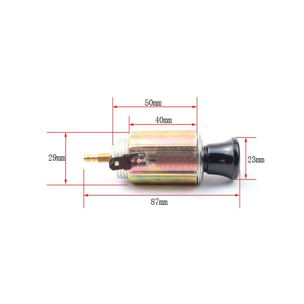 DC 12V Car Auto 2X Cigarette Lighter Replacement Plug & Socket Assembly Set N469