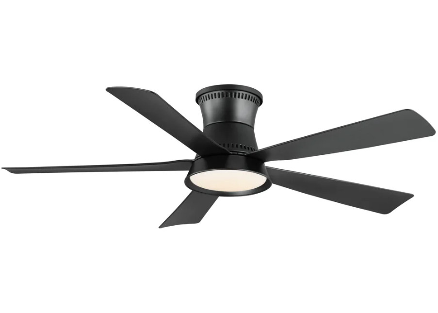 Hampton Bay Hawkspur 52 in.  Indoor/Outdoor Matte black  (NEW)