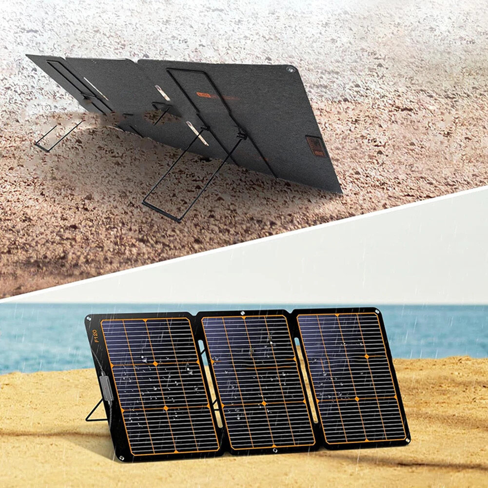 Pair Solar Panel Fixed Bracket Mount Portable Foldable Carbon Steel Bracket