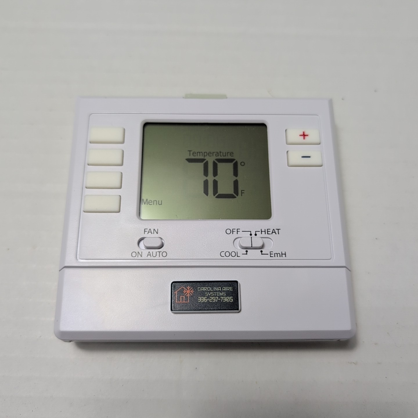 PRO1 T725 IAQ Low Voltage Heat Pump/Conventional Thermostat L45-105 White NOB