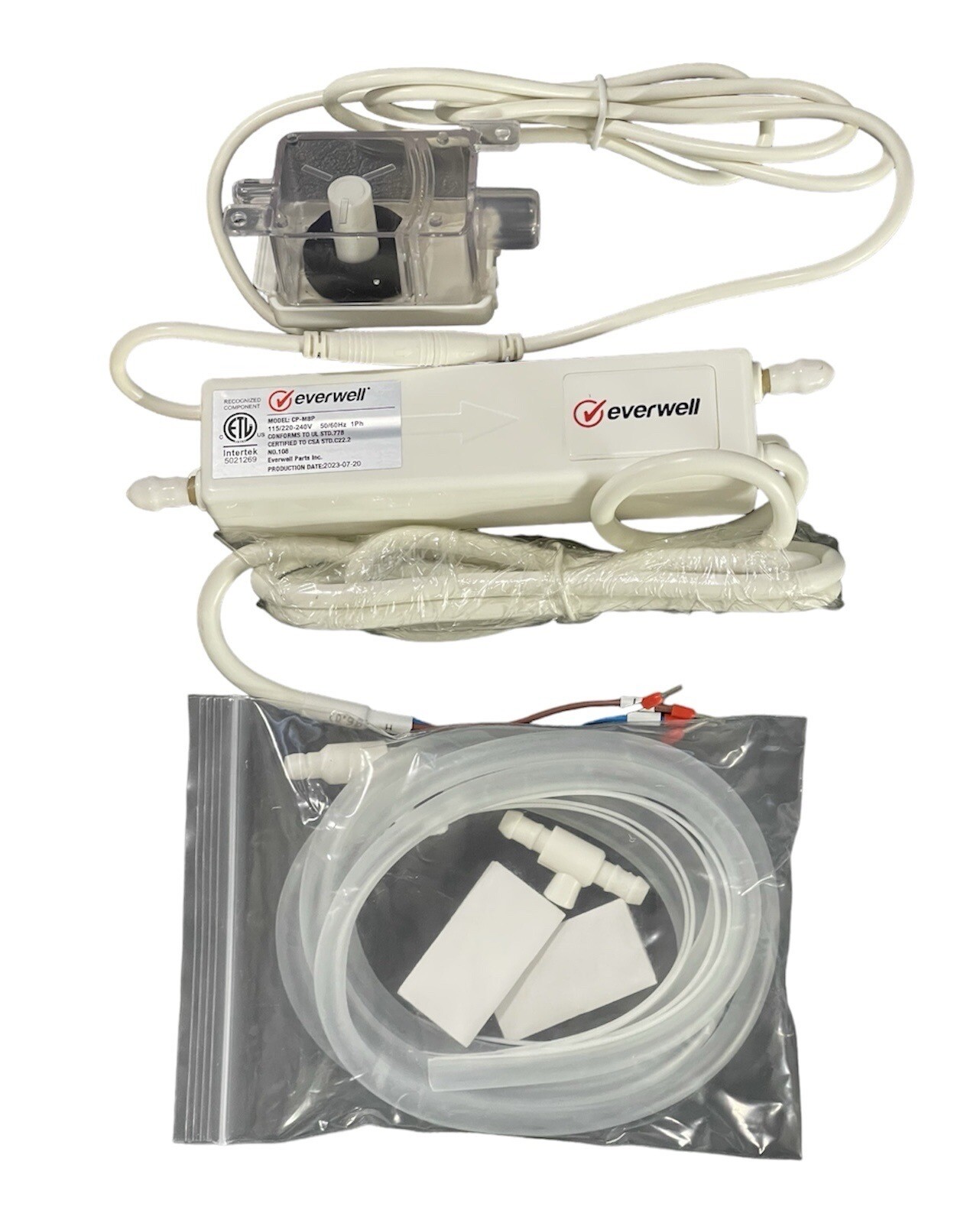 Mute Box Condensate Pump for Mini Split Ductless Air Conditioners, Multi Voltage