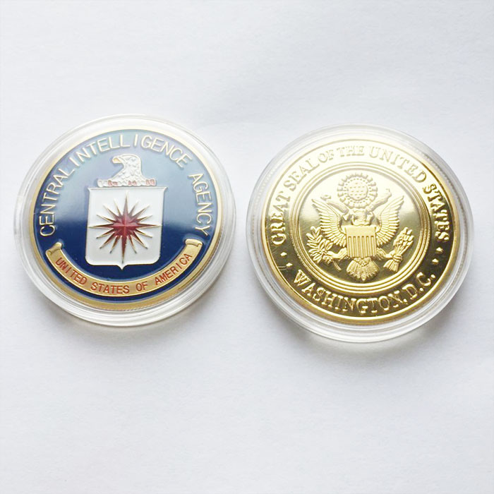 CIA Central Intelligence Agency Center of Intelligence Challenge Coin Collection