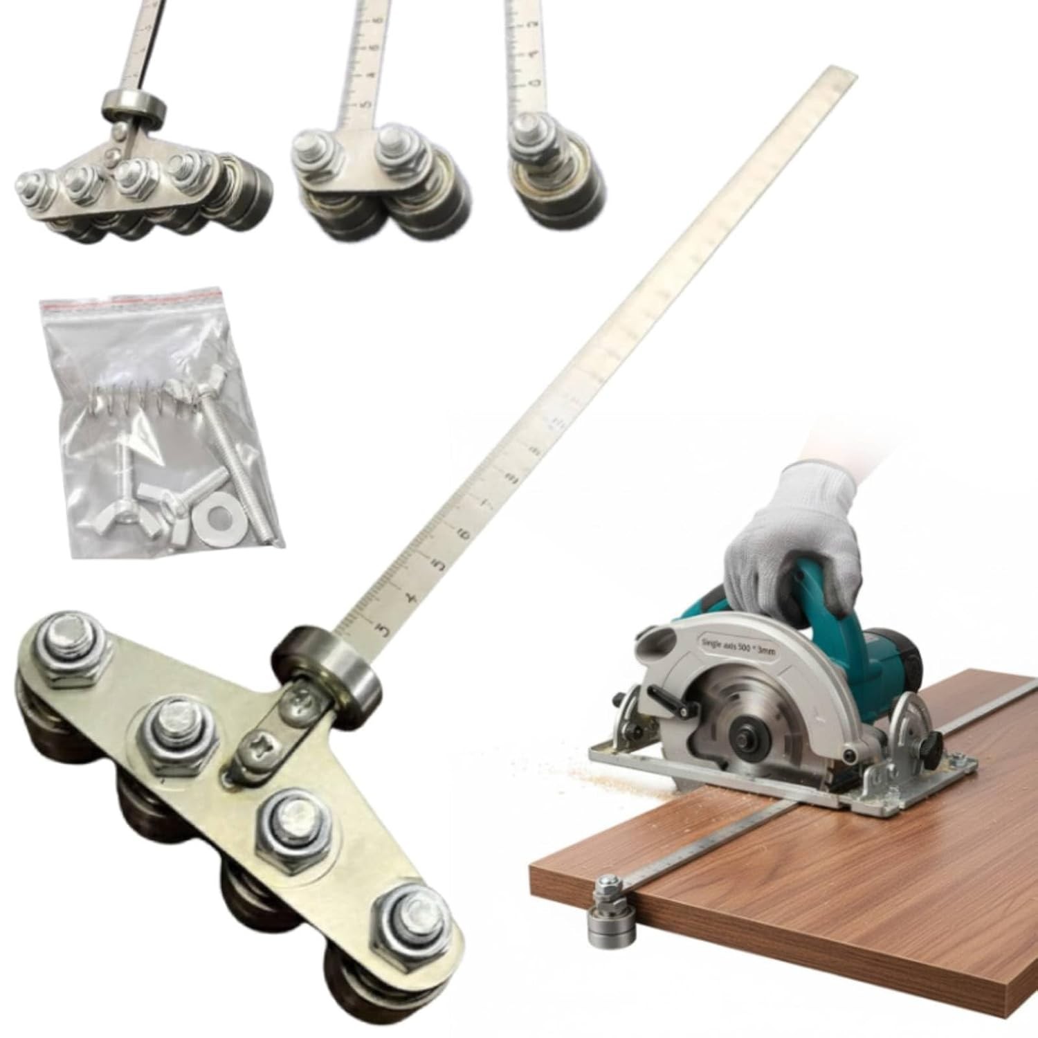 Positioning Calipers for Precise Measurements&Easy Wood Cutting, Stainless Steel