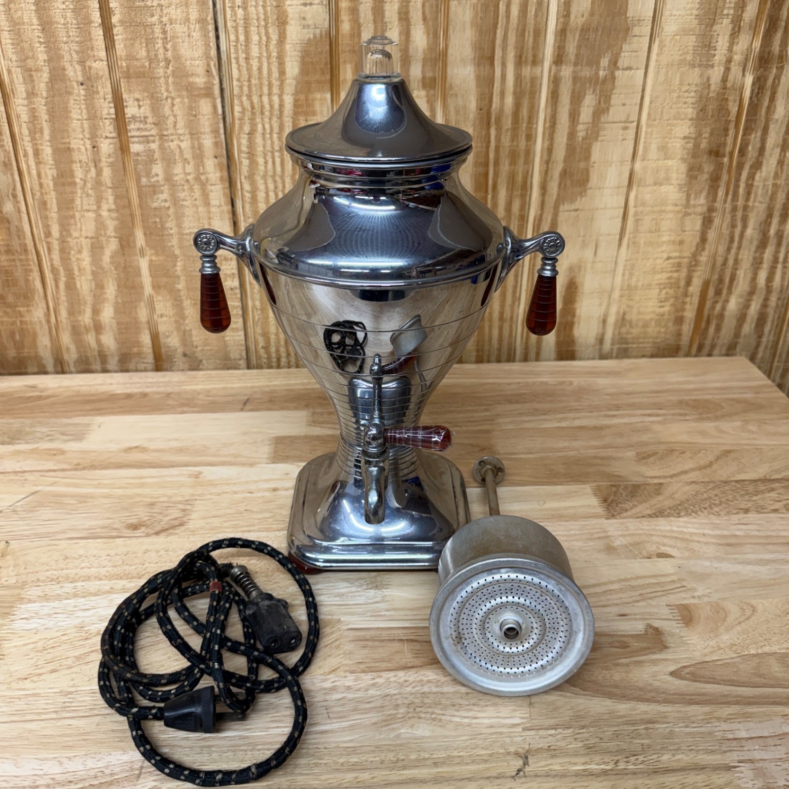 Vtg Manning Bowman Percolator Electric Coffee URN Model 491/9