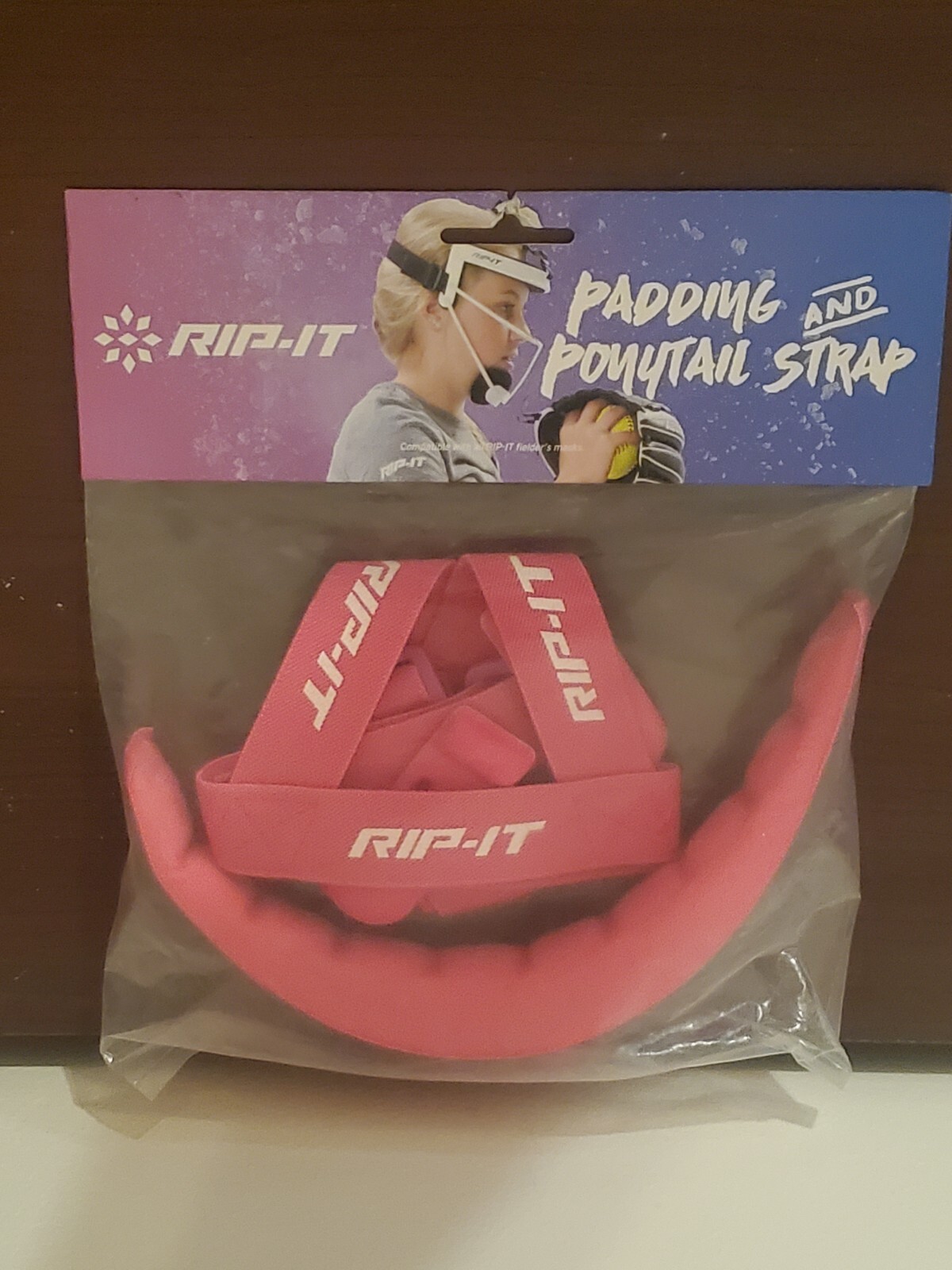 Pink Padding + Ponytail Strap for Rip It Defense / Defense Pro Fielder's Mask
