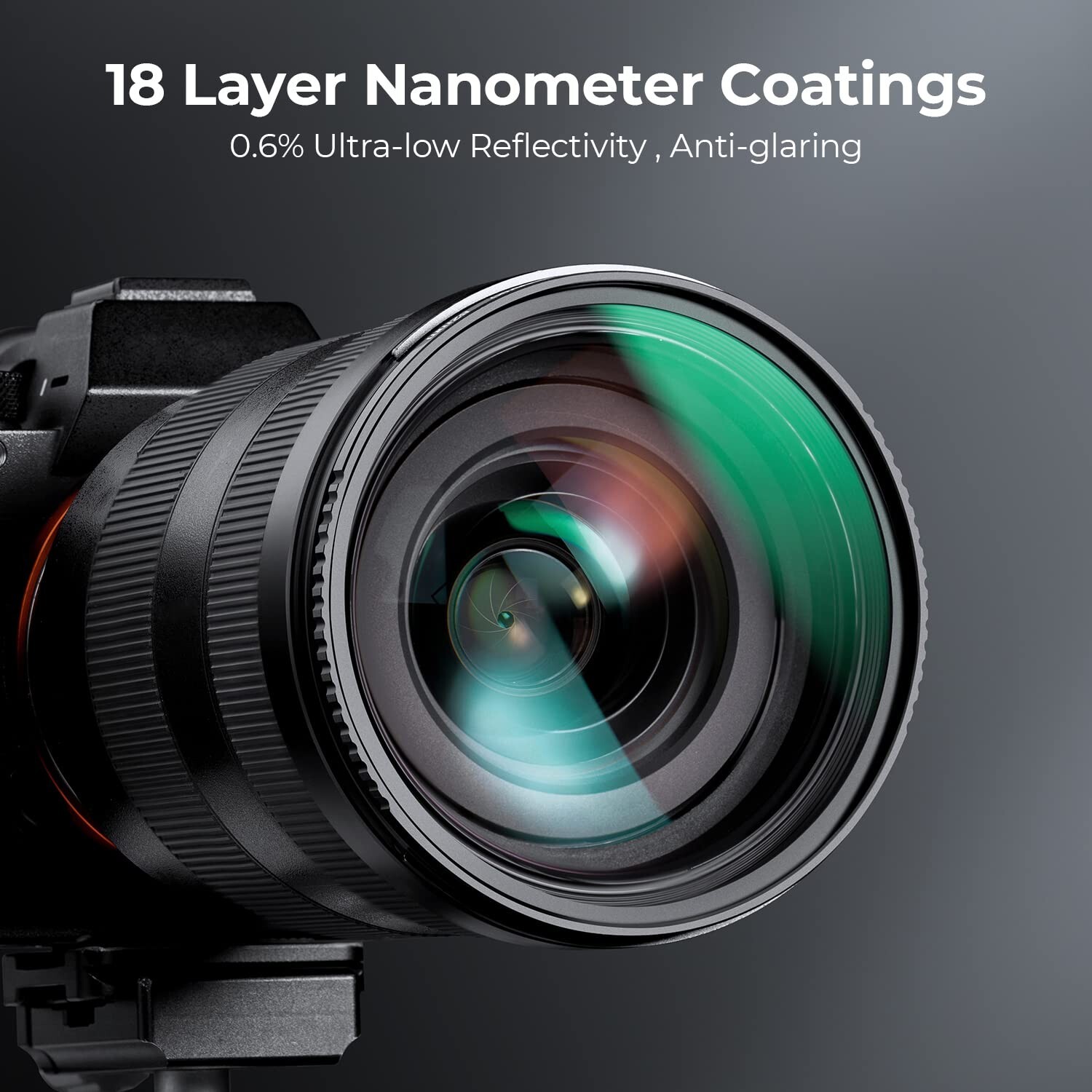 K&F Concept 95mm MCUV Lens Protection Filter 18 Multi-Coated Camera Lens UV F...