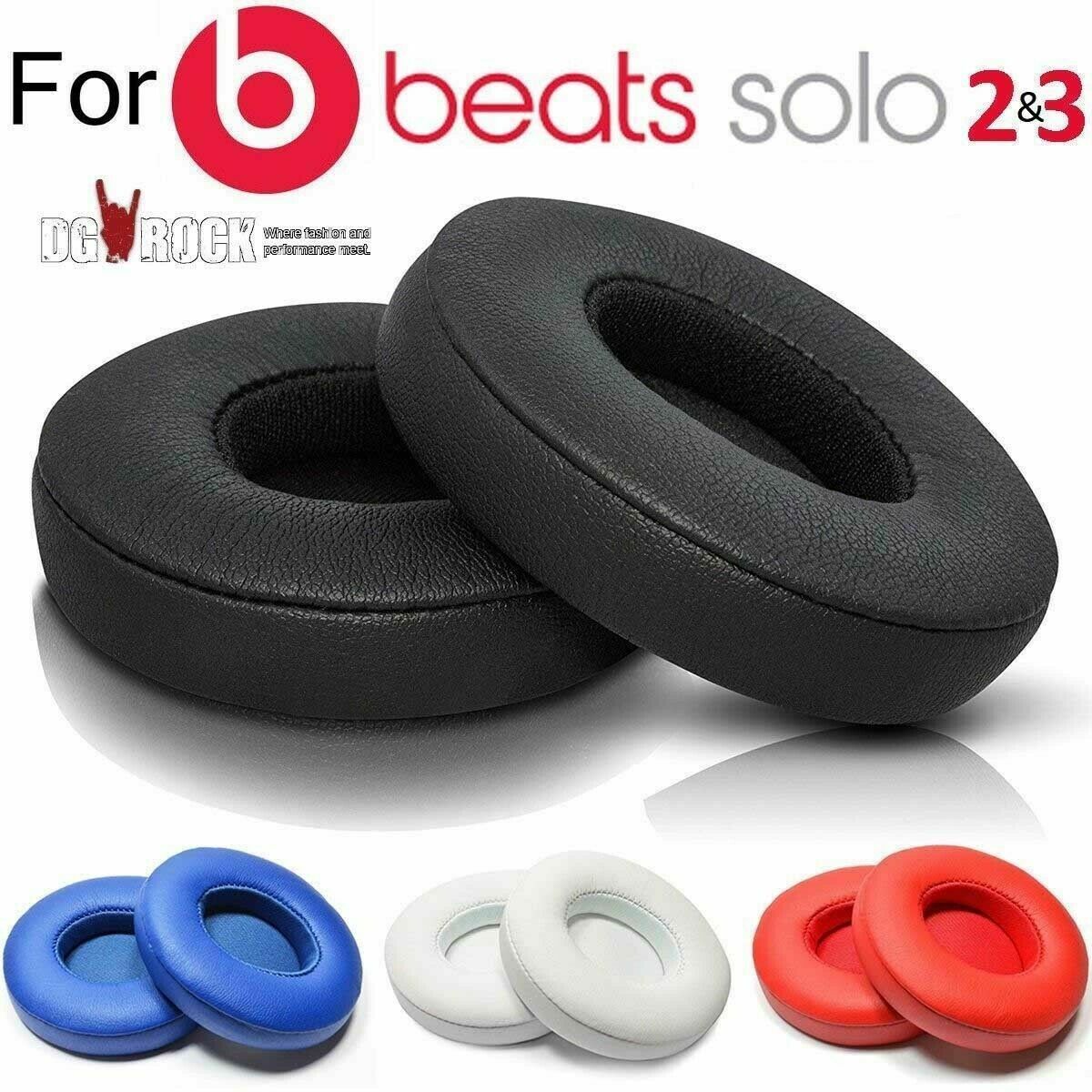 Replacement Ear Pads Cushion For Beats Dr Dre Solo 2/3 Wireless/Wired Headphone