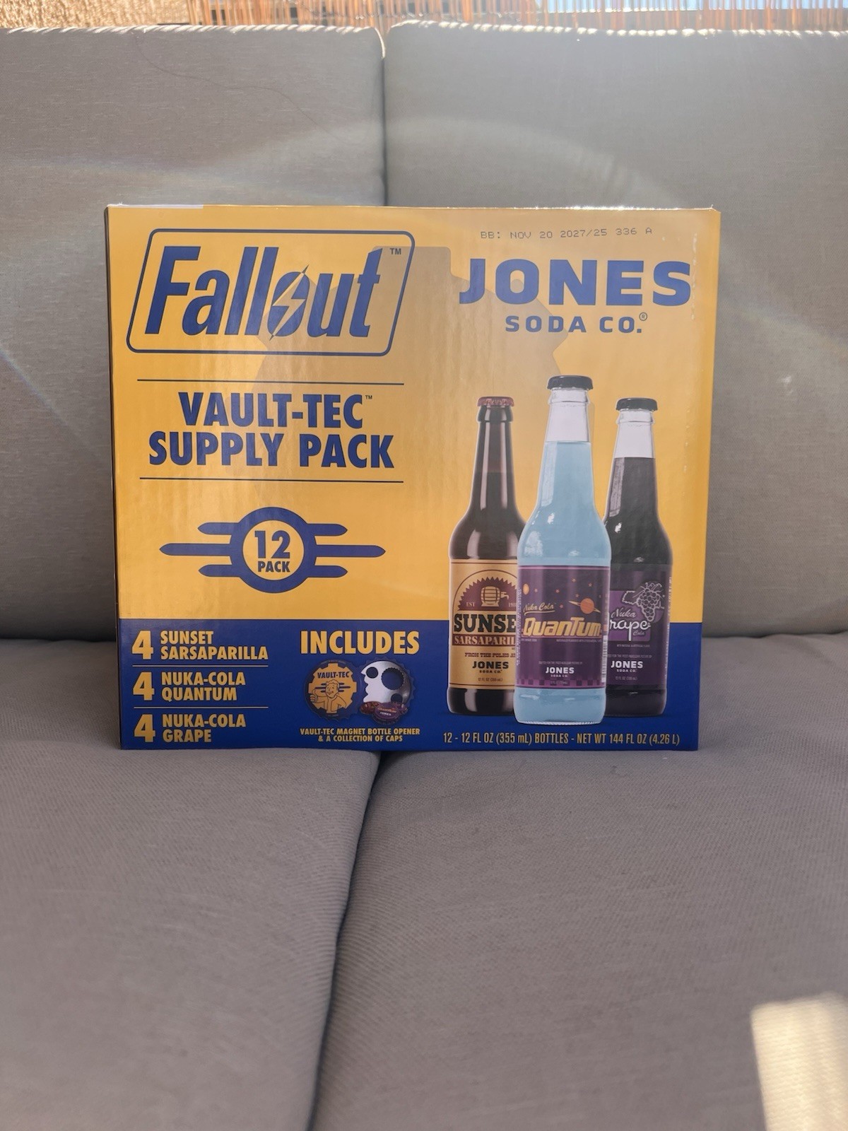 Fallout x Jones Soda Co Vault Tec Supply Pack| 1 DAY SHIPPING|EXTRA SAFE PACKING