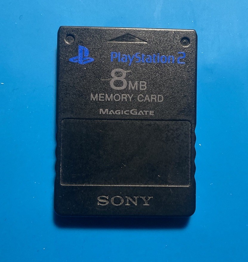*WORKING* OEM Sony PS2 PlayStation 2 8MB Memory Card SCPH-10020