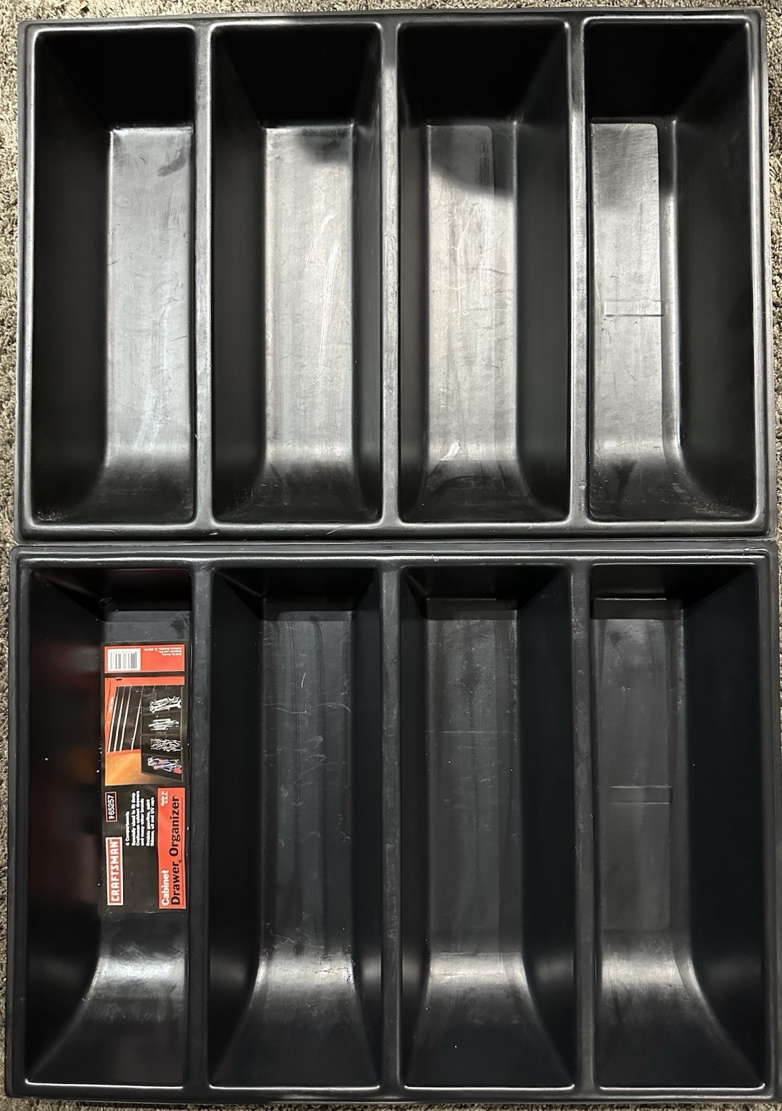 NOS 🔥 Sears Craftsman USA 🇺🇸 2pc Cabinet Drawer Organizers 65257 RARE