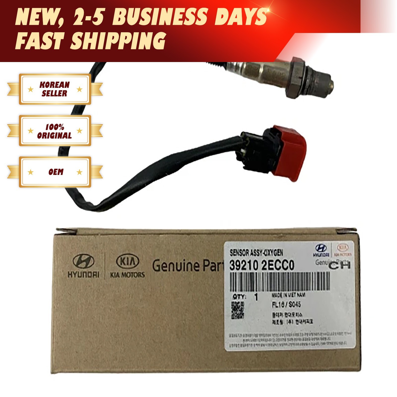 GENUINE Rear Oxygen Sensor for Kia / Hyundai Elantra Sedan 17-20 392102ECC0