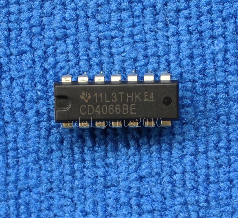 10pcs CD4066BE CD4066 4066 CMOS Quad Bilateral Switch TI DIP-14