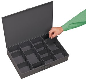 Durham 119-95, Adjustable Compartment Large Vertical Box (pack of 4)
