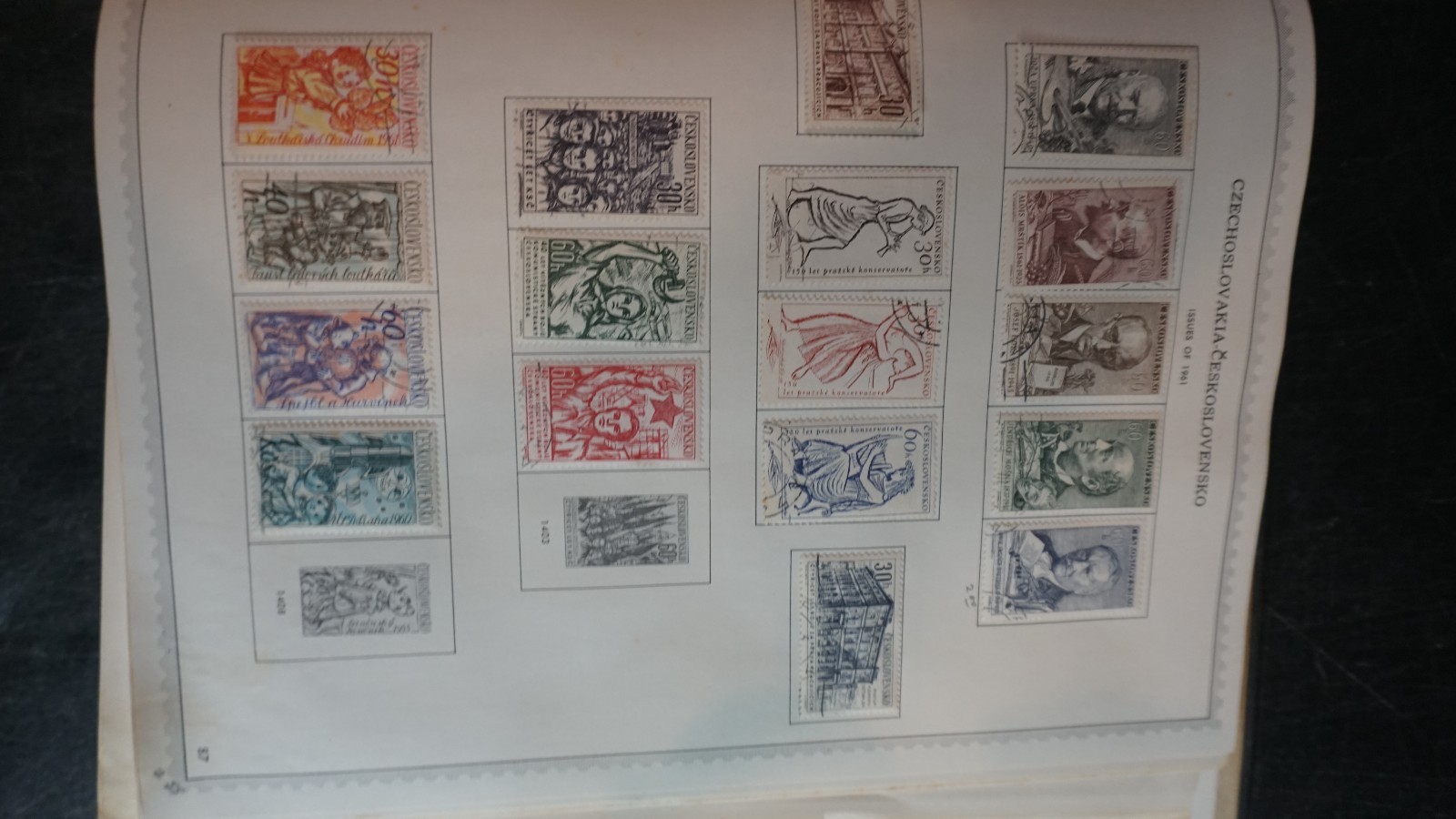 Czechoslovakia nice collection in album