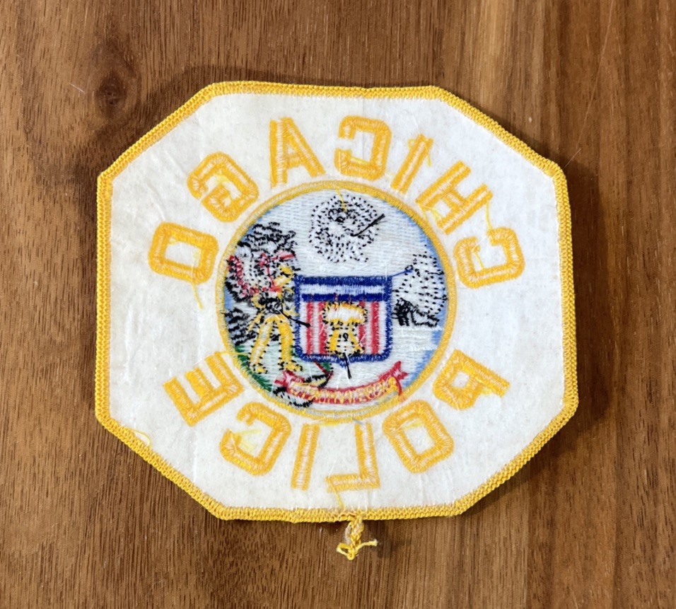 Chicago Illinois Police Shoulder Patch Supervisor Sargent, Cop