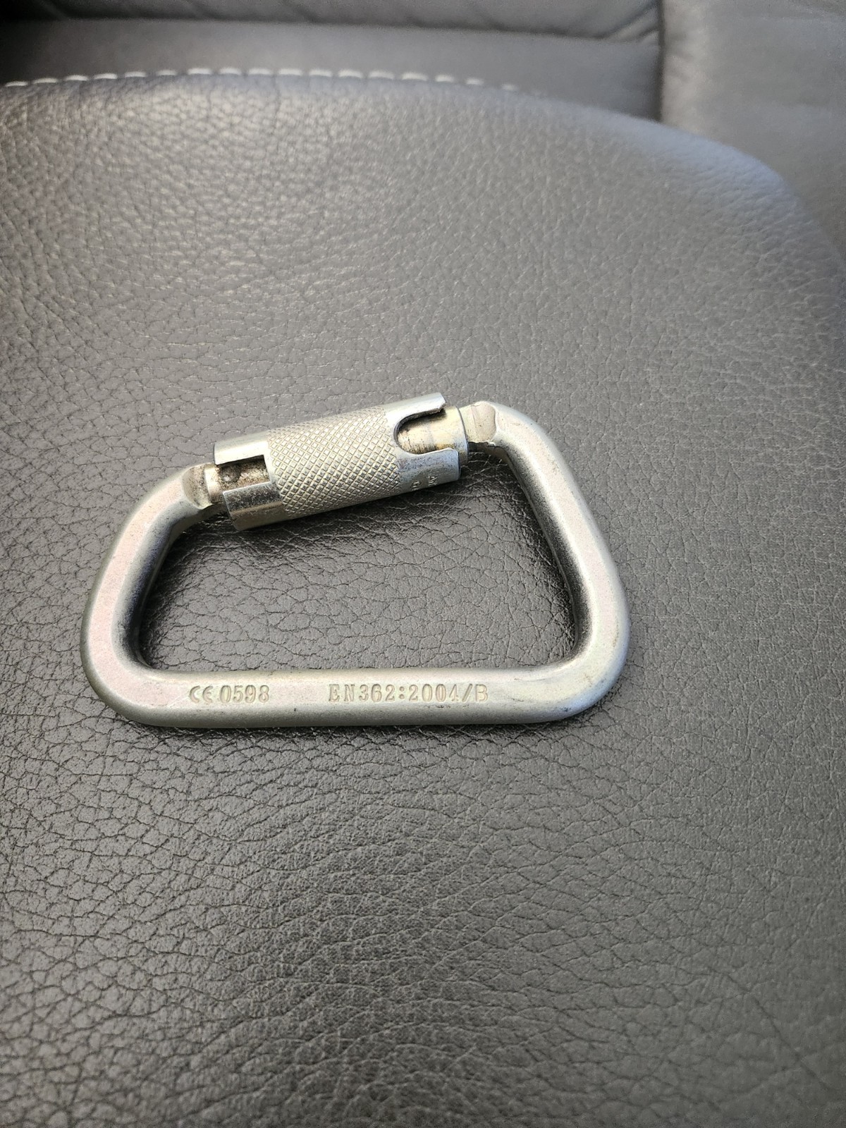 23KN Twist Lock Gate 3600 # Lbs. HEAVY DUTY  SAFETY Carabiner ANSI Z359.12