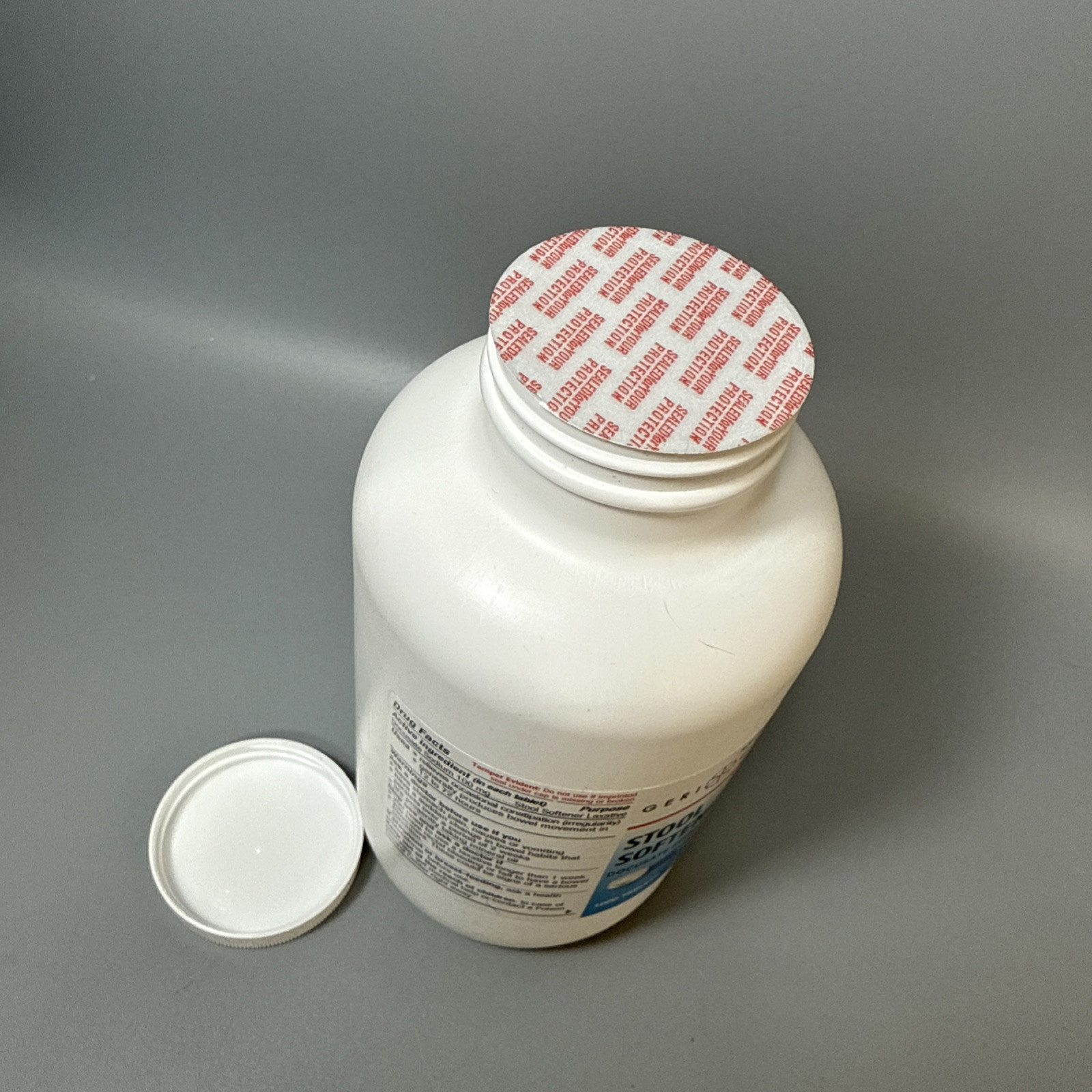 Gericare Docusate Sodium 100mg Stool Softener Tablets Constipation 1000 Count