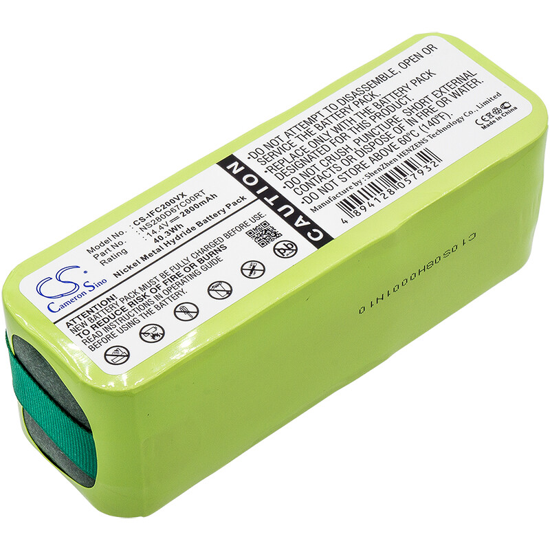 Battery for Infinuvo CleanMate 365,CleanMate QQ2,CleanMate QQ200,NS280D67C00RT