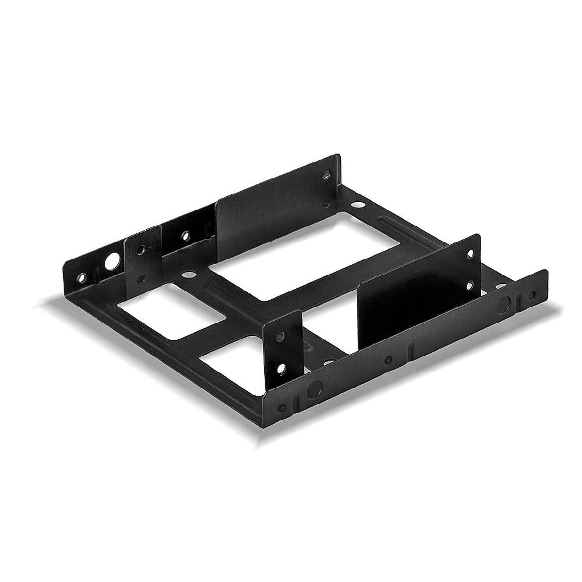 Lindy Caddy Frame Adapter Converter From 3.5" To 2 X 2.5" Hdd Ssd Hard Disk
