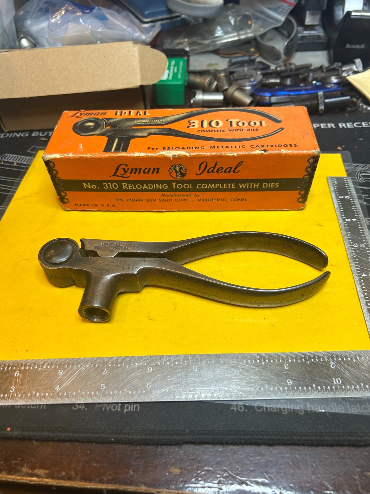 Vintage IDEAL/Lyman 310 Hand Tool for 8 mm Mauser (Steel) (Hard to Find)