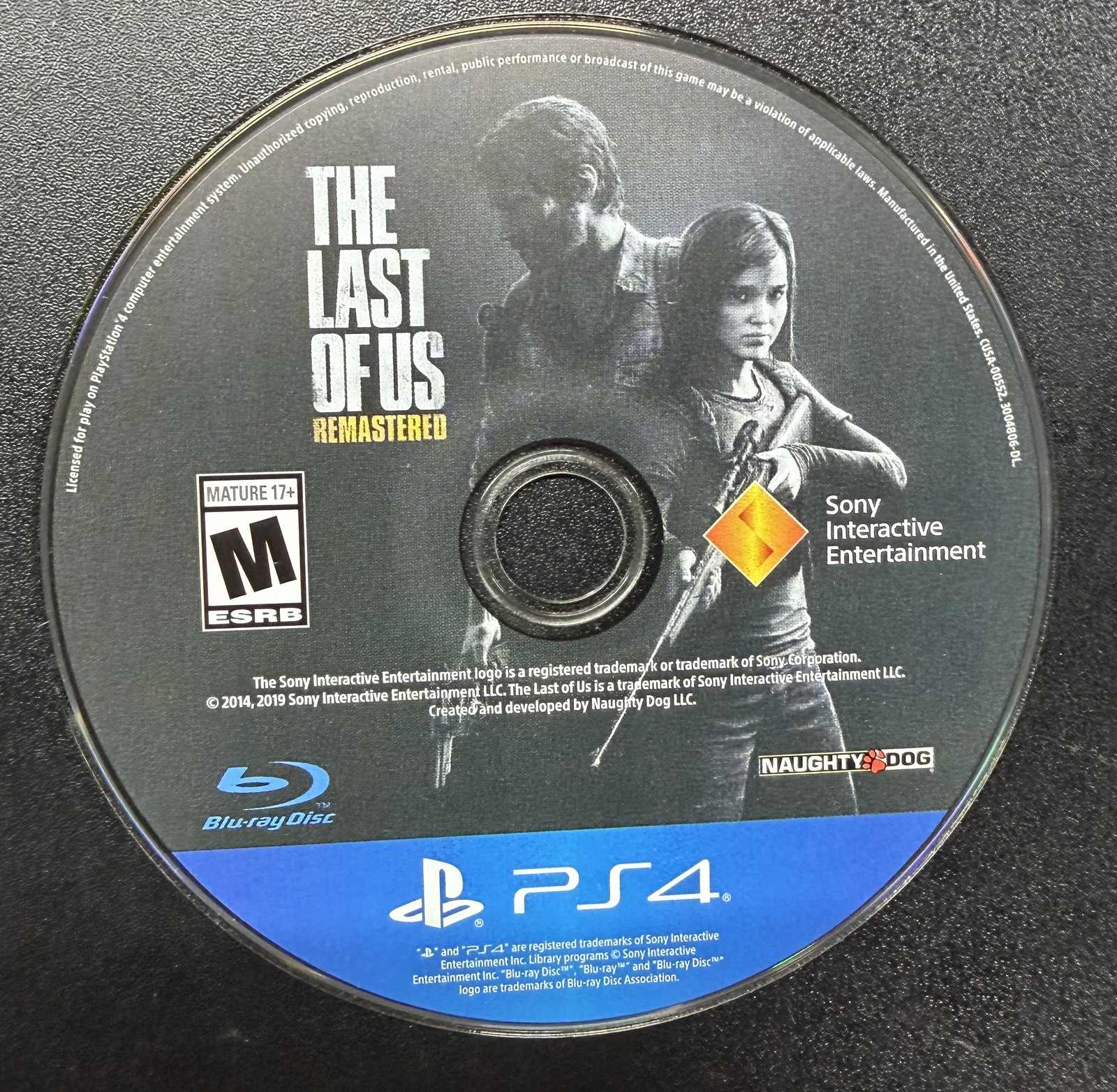 The Last of Us Remastered - PlayStation 4 (PS4) Disc Only!!