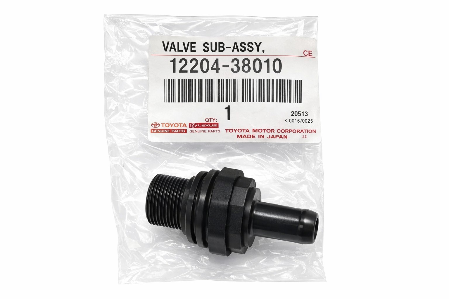 Genuine OEM PCV Valve For Lexus GX460, LS460, LX570, GS460, Toyota 1220438010