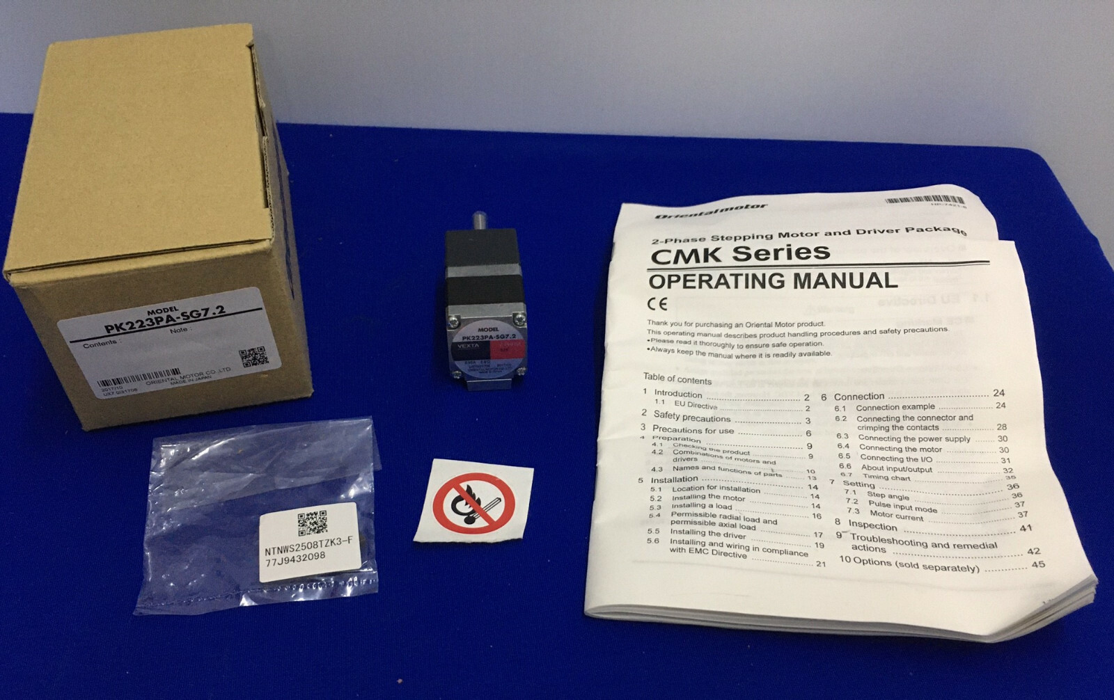 ORIENTAL MOTORS PK223PA-SG7.2 STEPPER MOTOR