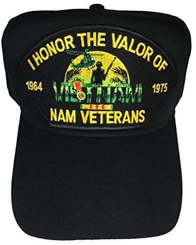 I HONOR THE VALOR OF NAM VETERANS 1964-1975 HAT CAP VIETNAM SERVICE RIBBON
