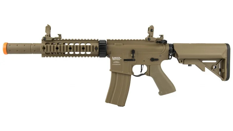 Lancer Tactical Airsoft Rifle Gun M4 SD 330 - 349 FPS Proline Series 7" Rail Ai