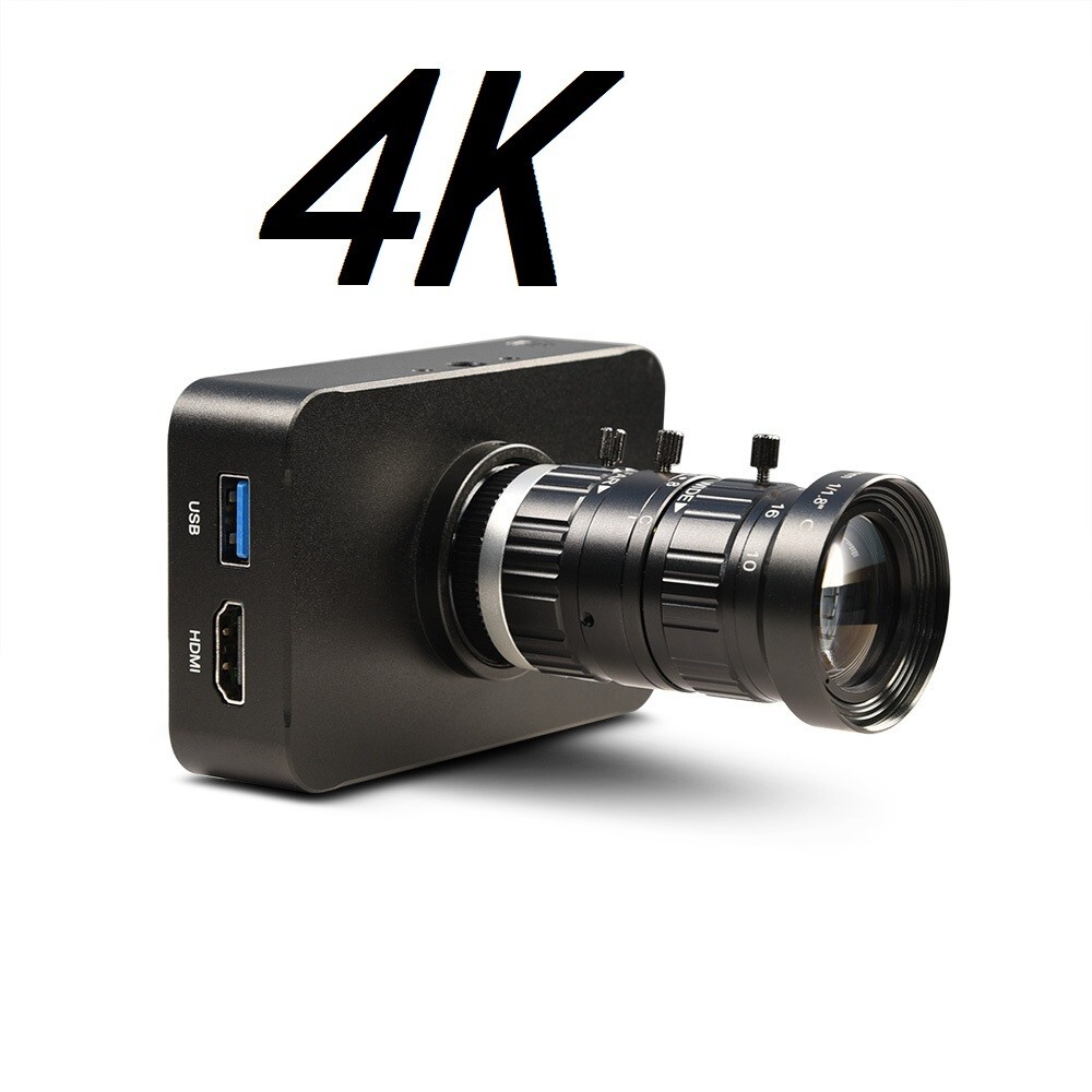 4K HDMI Camera 1080P 60fps 1080i Live Webcam USB With 10-50mm Lens