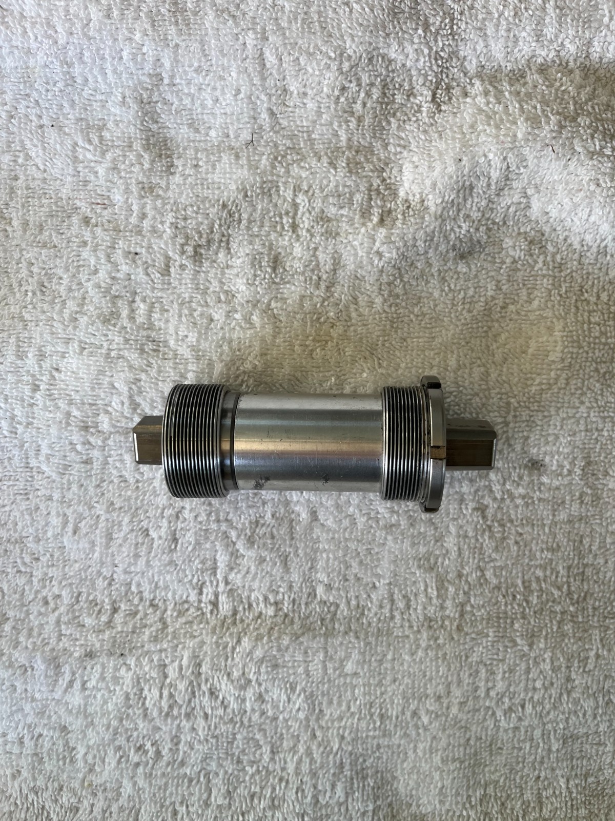 PMP Titanium Bottom Bracket BB - English (ISO) Threaded, 68mm Shell, 107mm Axle