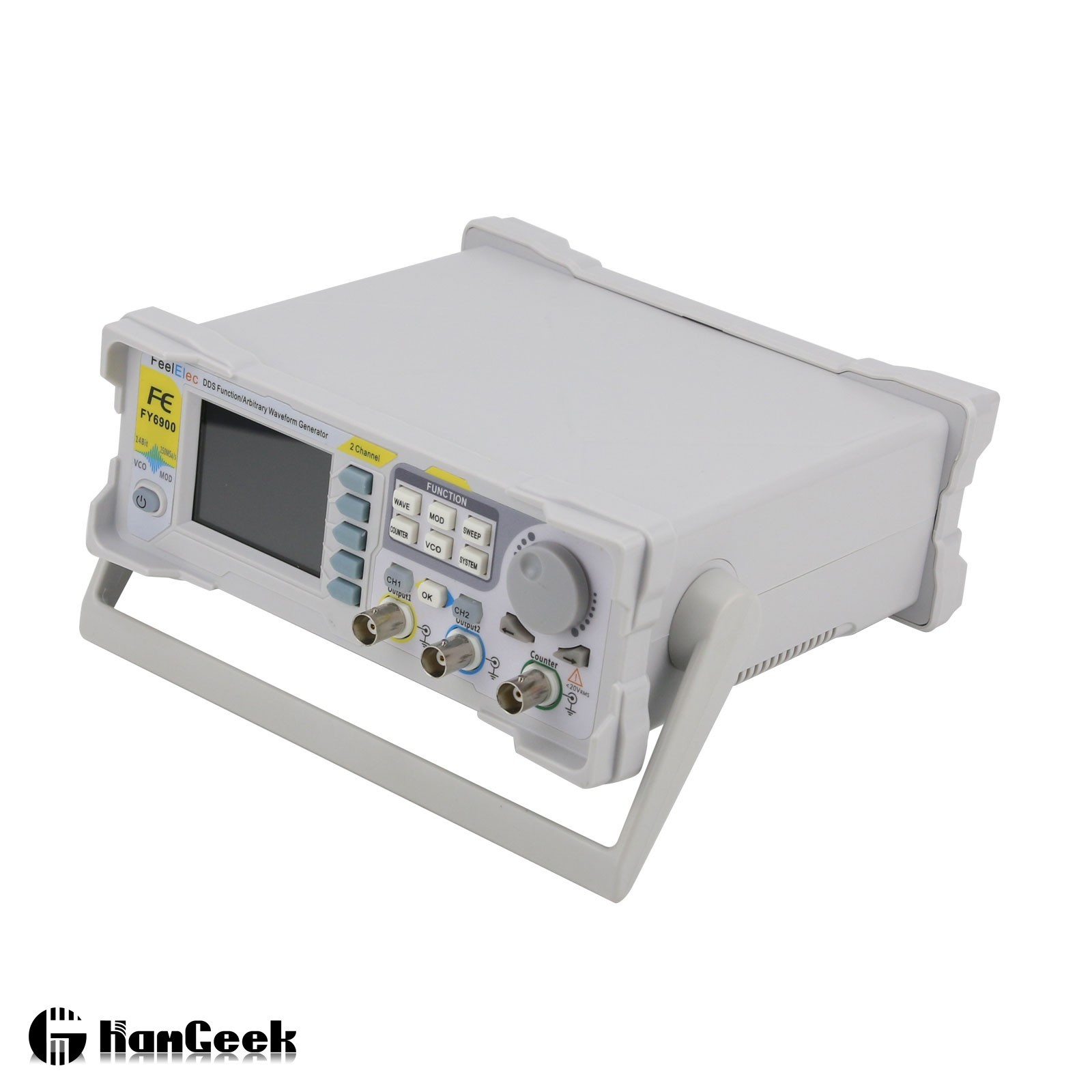 FY6900 2-CH Function Arbitrary Waveform Generator Pulse Signal Frequency Counter