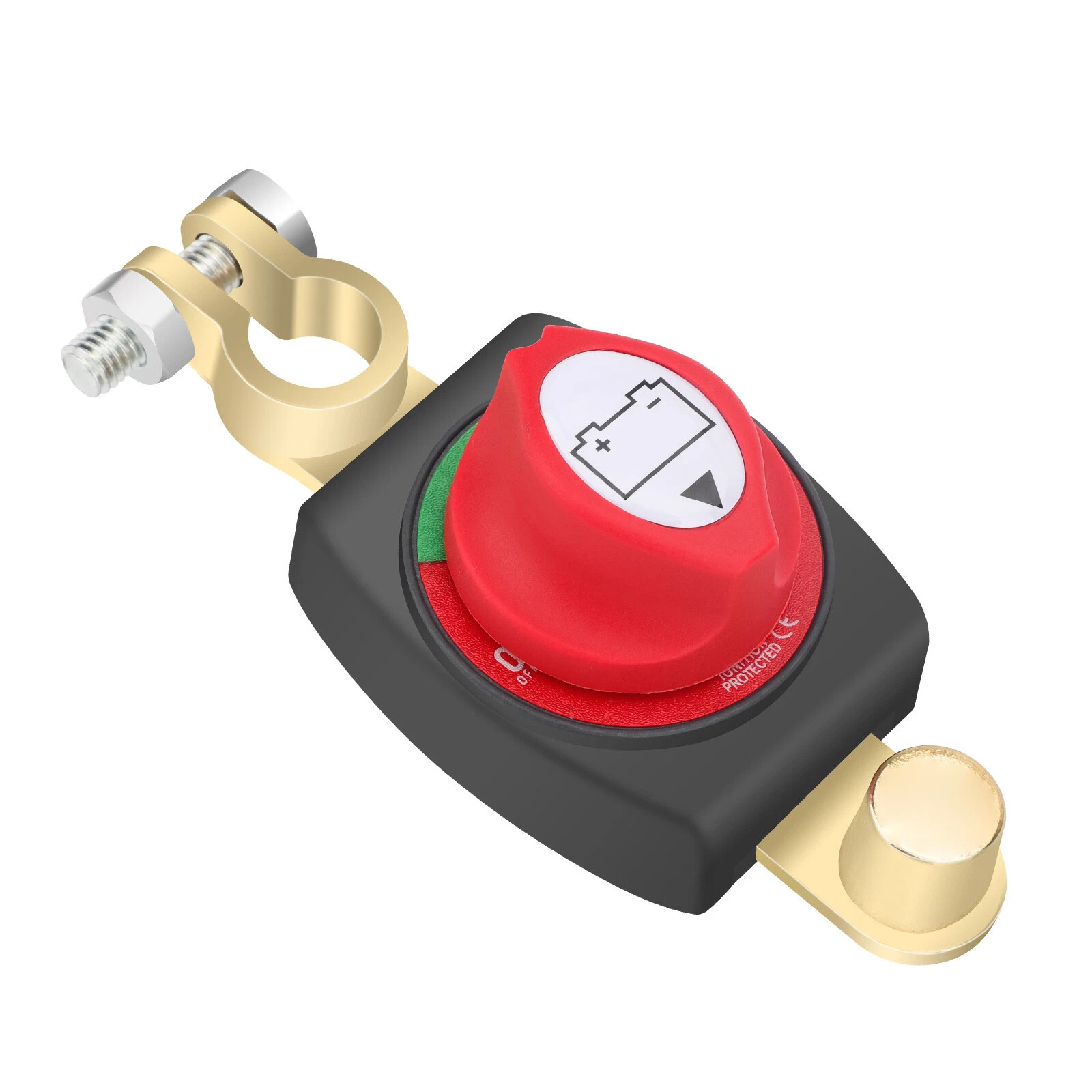 12-48V Top Post Battery Disconnect Switch - Marine Isolator/Cut-Off, Universal
