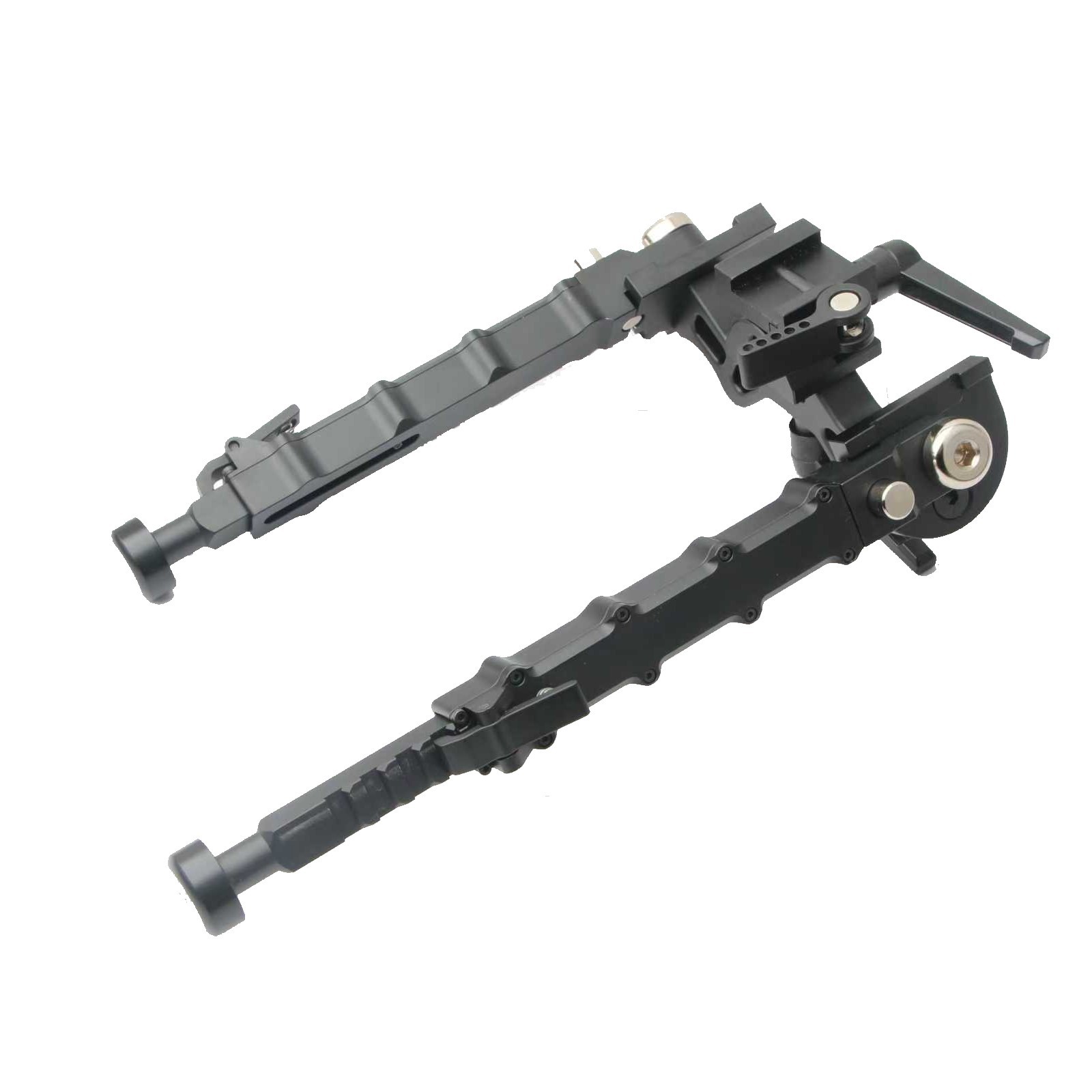 Rifle Bipod 7.5-9'' Adjustable Height 360 Degree Swivel Folding Design Picatinny