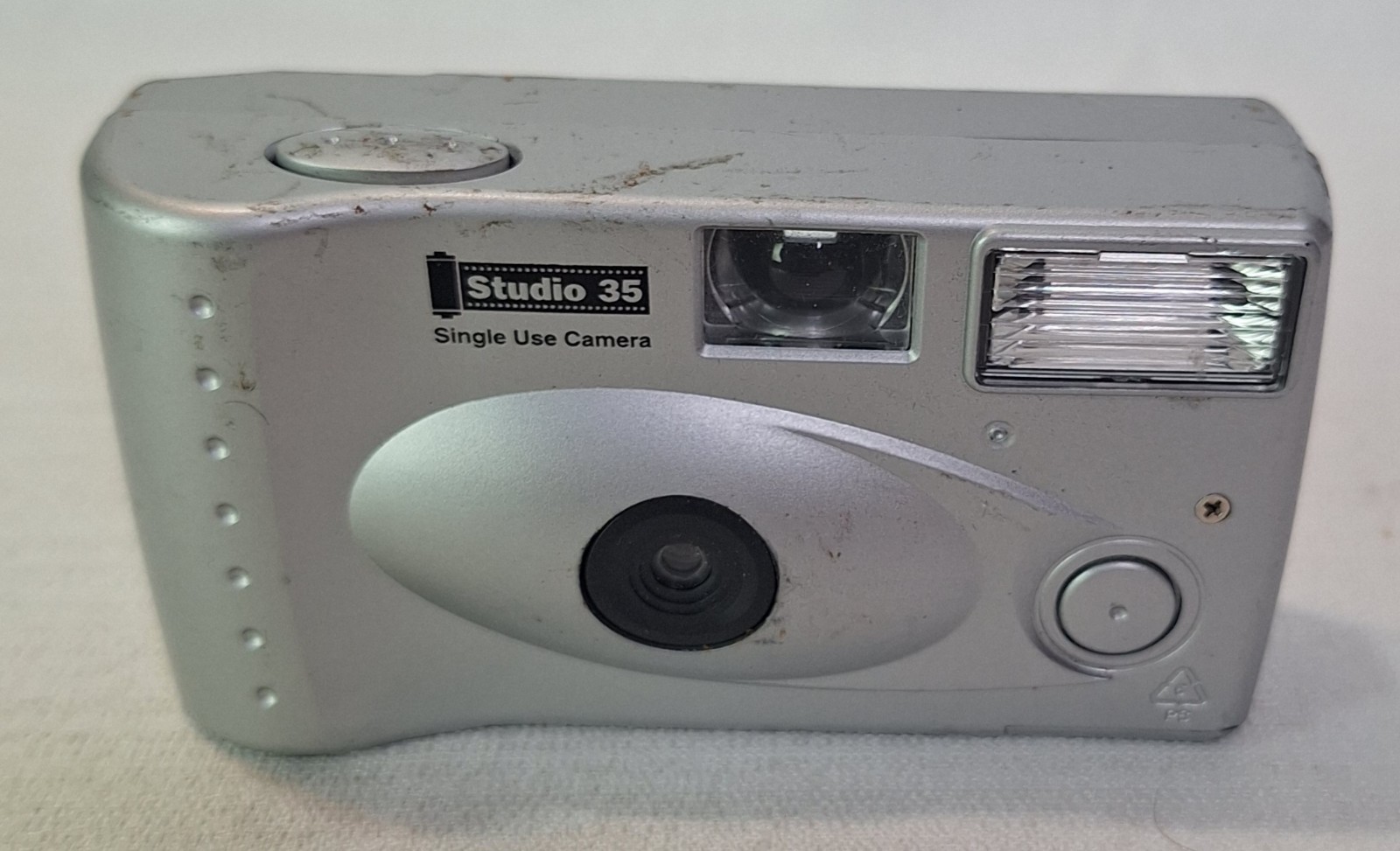 Studio 35 Single Use Camera Silver Parts Only Untested