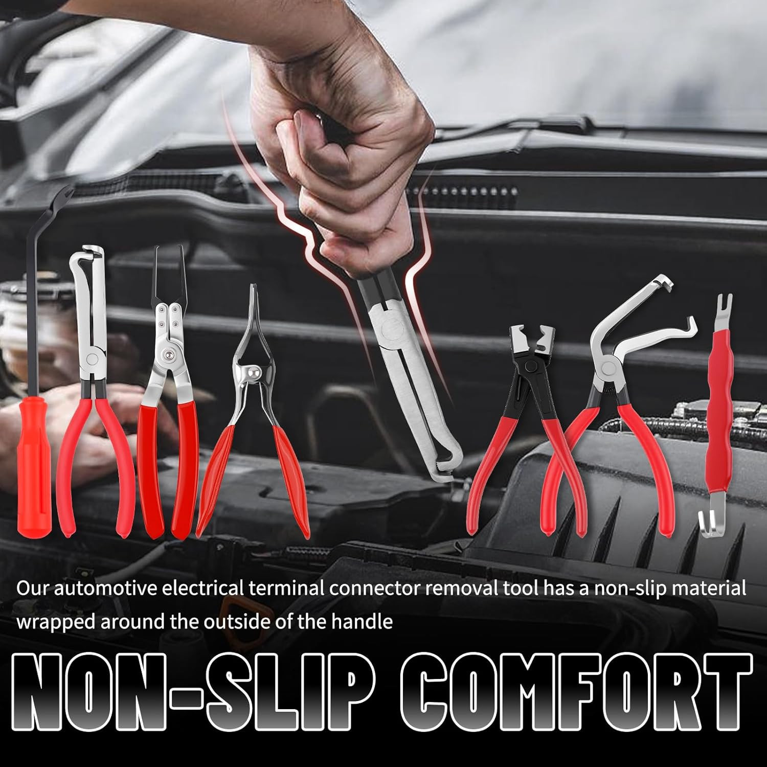 7PCS Automotive Electrical Terminal Connector Separator Removal Tool,Straight