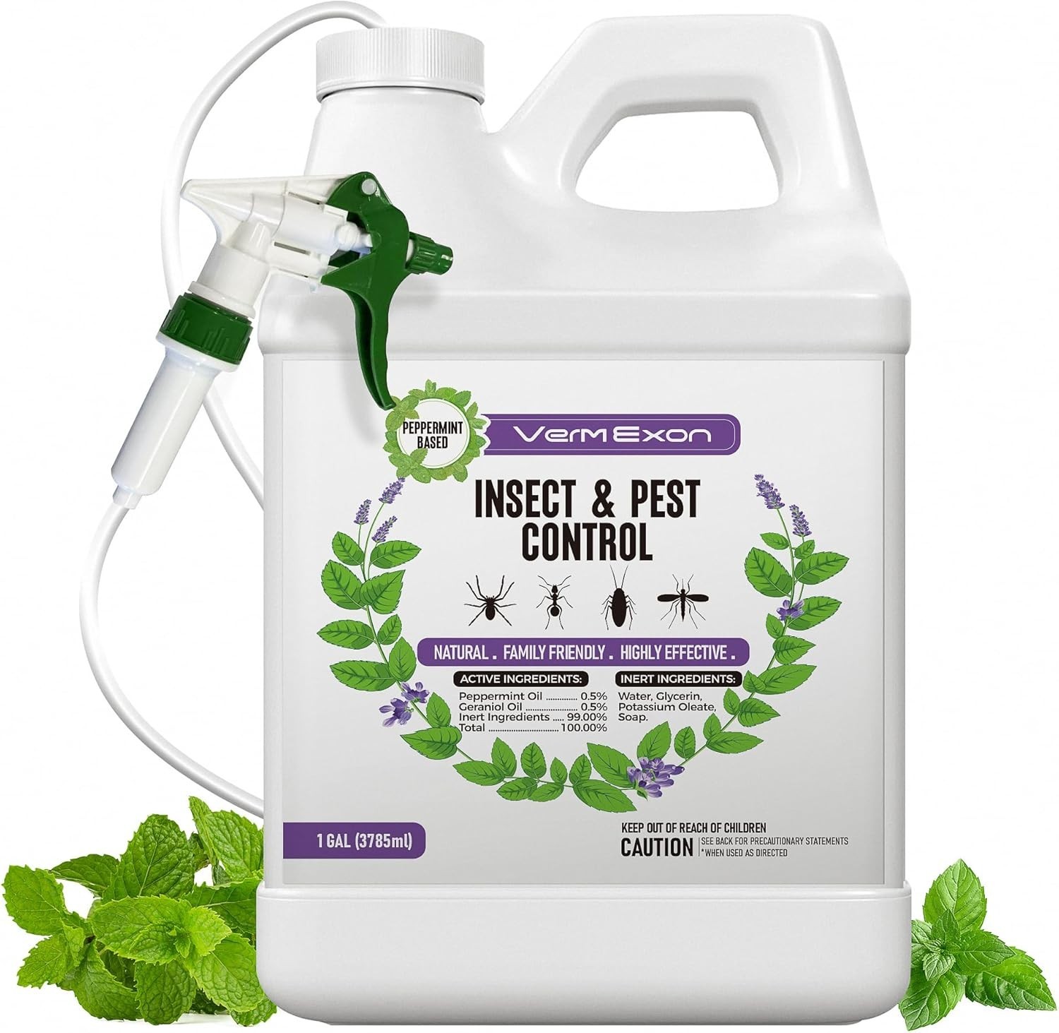 Peppermint Oil Pest Control Spray 128oz Natural Bug Killer for Insects & Rodents