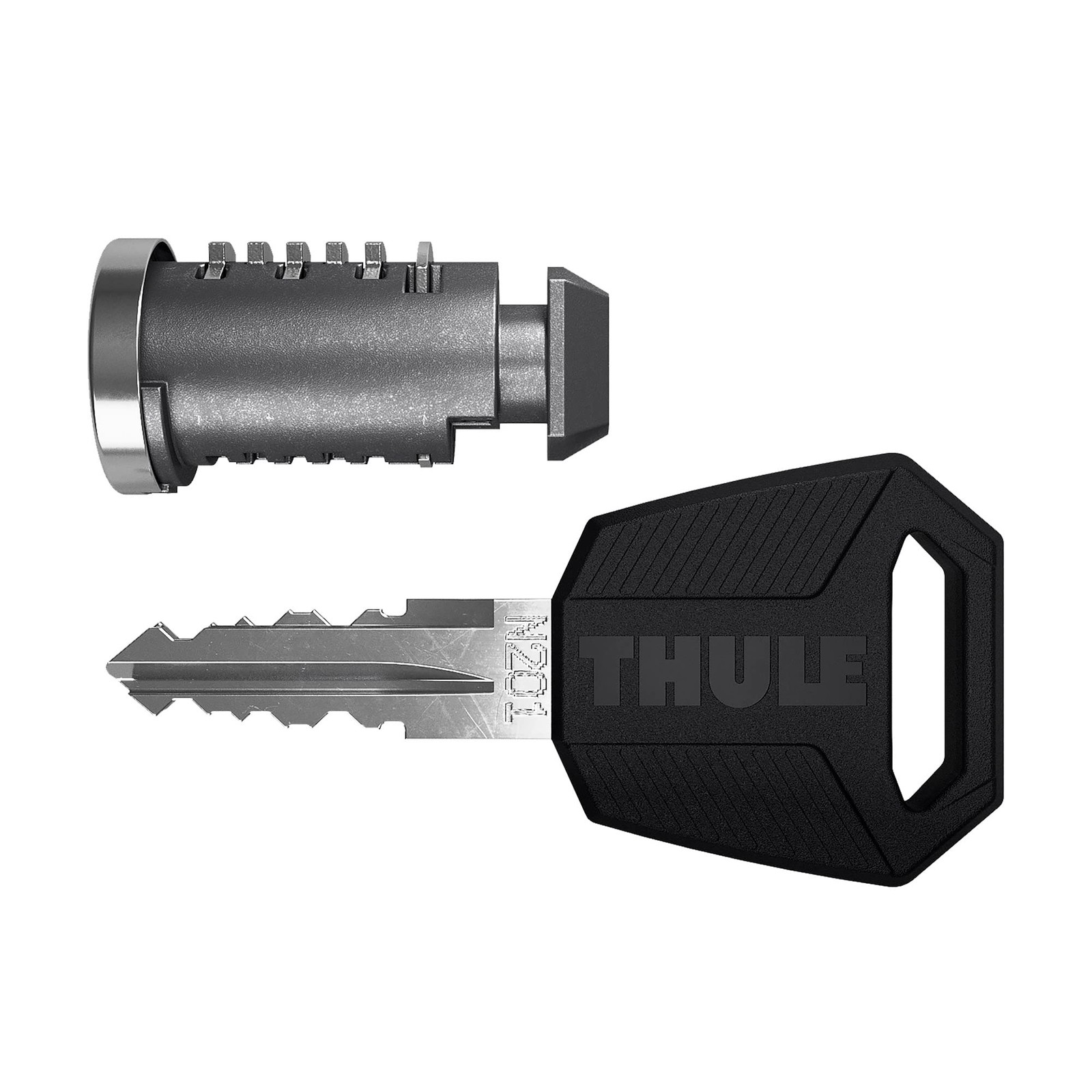 Thule One-Key System 8 Pack, Silver/Black 8 lock cylinders,
