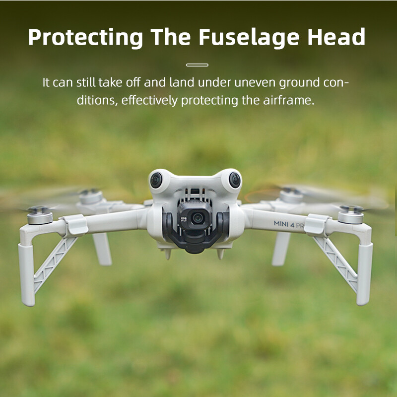 For DJI MINI 4 PRO Drone ABS Heighten Tripod Landing Gear Protector Accessories