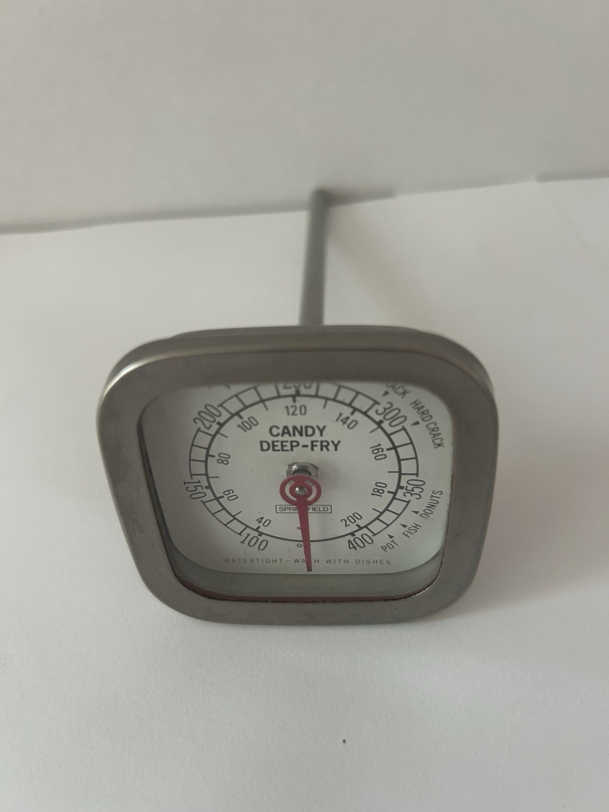 Vtg Candy Thermometer Springfield Deep Fry Cooking Kitchen Made USA Free Ship