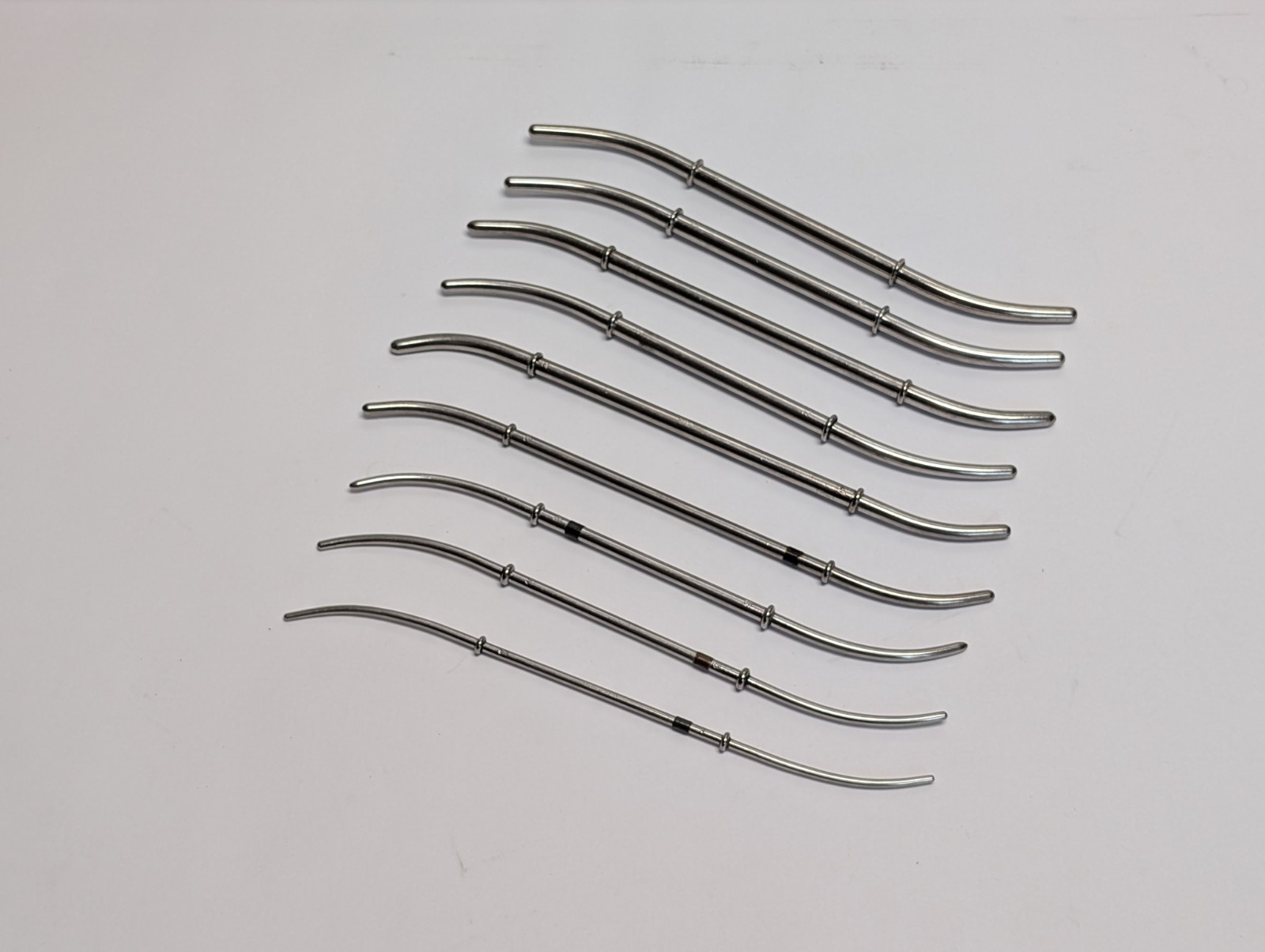 9 pcs. WECK Hank Uterine Dilator Double Ended (USED).