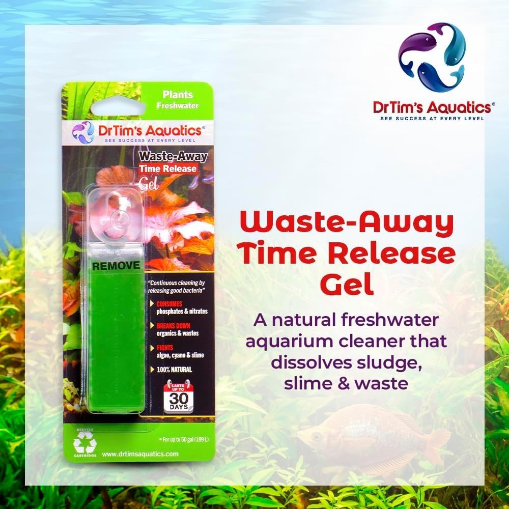 Dr Tims Aquatics Plants Freshwater Waste Away Time Release Gel Up to 50 Gallon