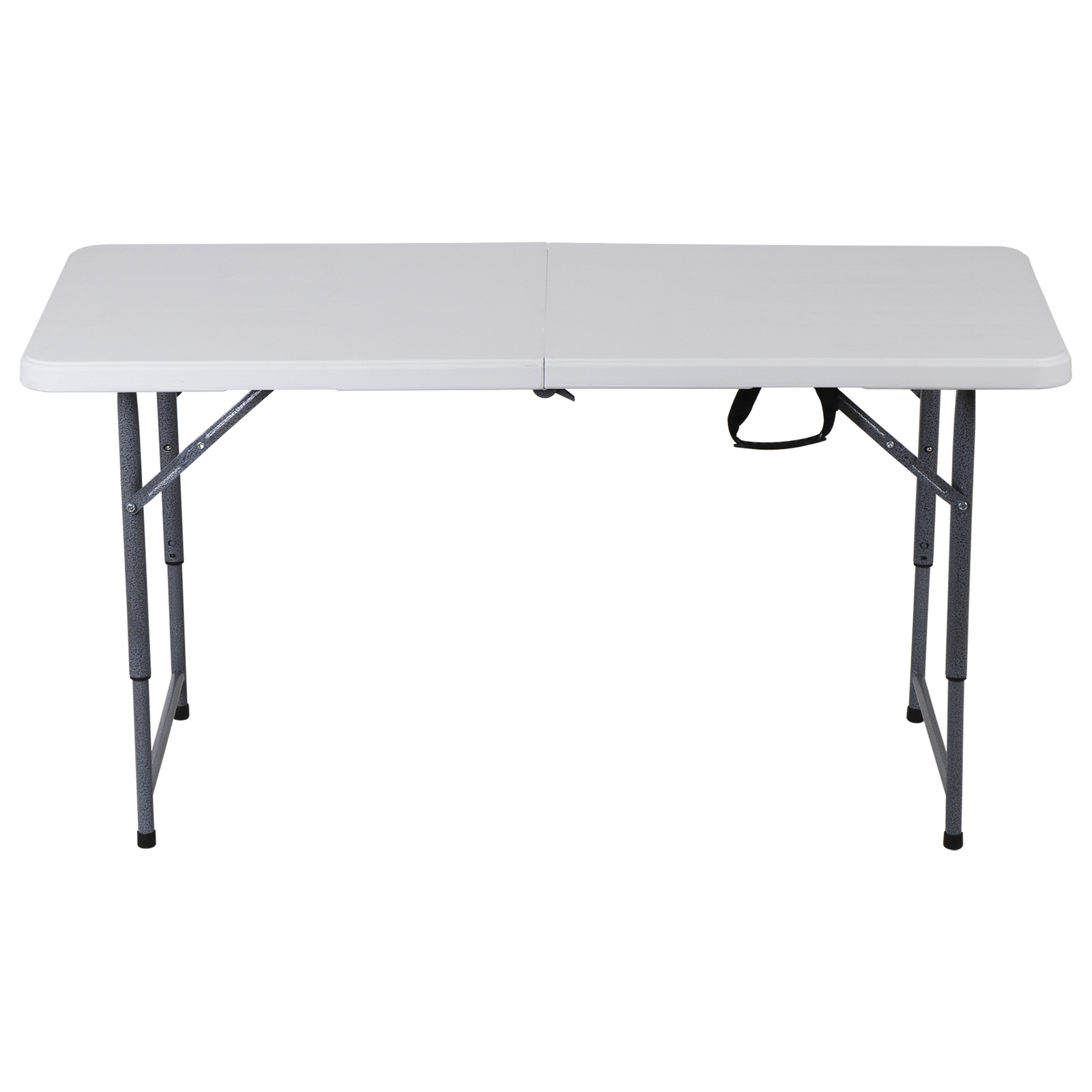 4FT Folding Table Heavy Duty Plastic Foldable Table Banquet Table Fold-in-Half